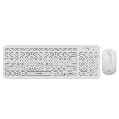Alcatroz Jellybean U2000 Keyboard and Mouse - White