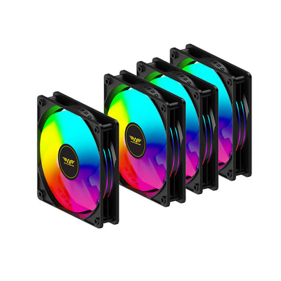 Armaggeddon ARGB Kit 6000 Pro Cooling 12cm Fan Kit - Black