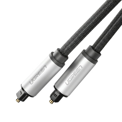 UGREEN AV108 Male to Male Toslink Optical Audio Cable 2m–Grey