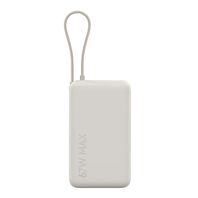 Xiaomi 67W Power Bank 10000mAh (Integrated Cable) - Tan