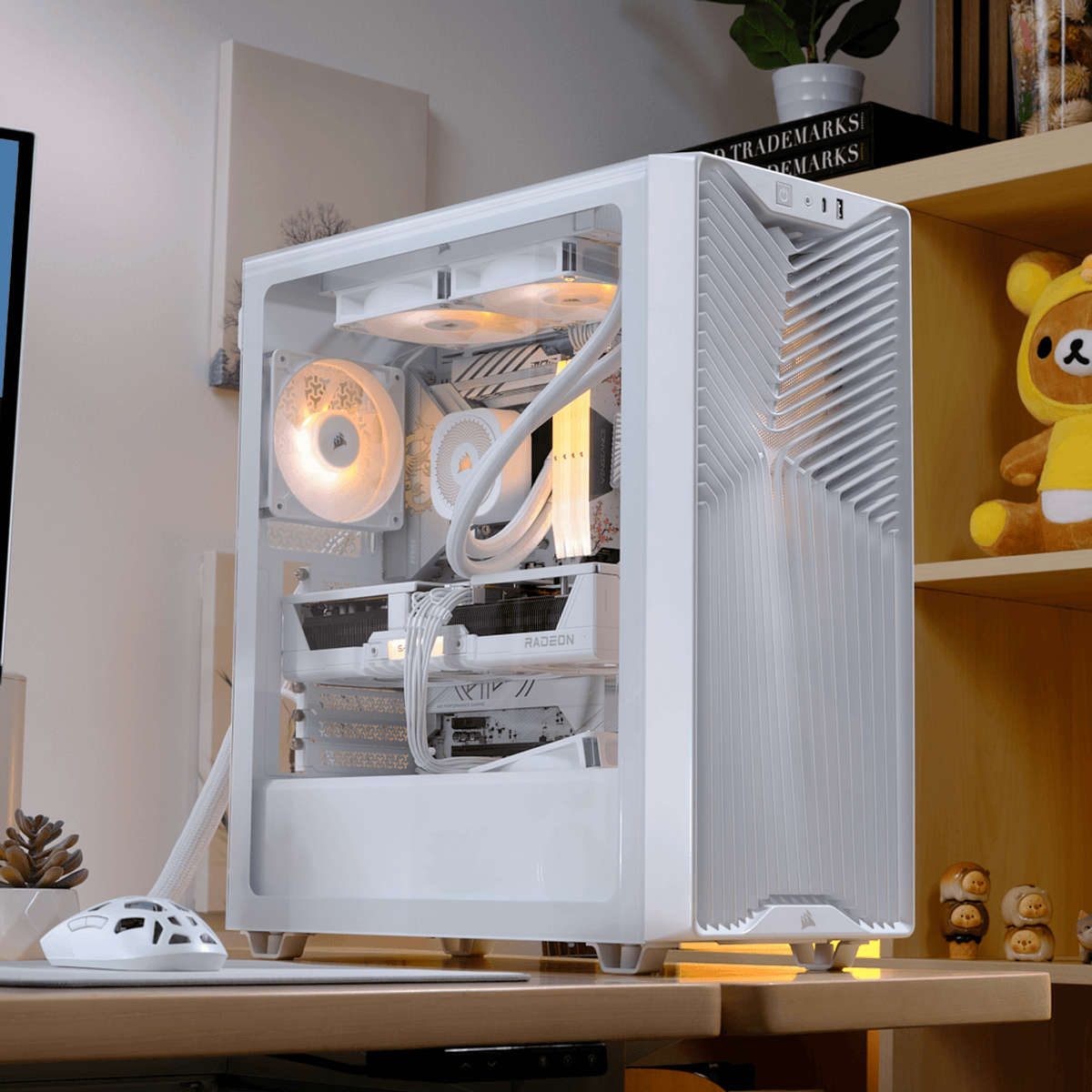 Corsair 3200D RS ARGB Mid-Tower PC Case – White