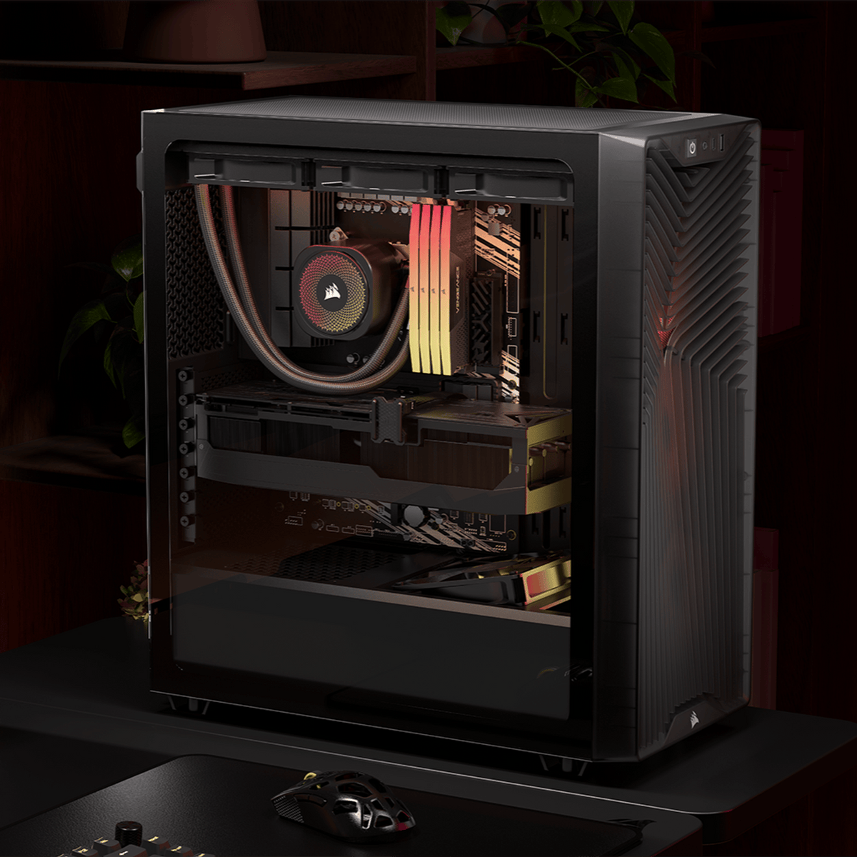 Corsair 3200D RS ARGB Mid-Tower PC Case - Smoke