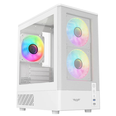 Armaggeddon DeepFreeze Duplex 2 Chroma MicroATX Gaming Case - White