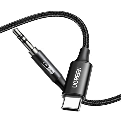 UGREEN USB Type-C to 3.5mm AUX Audio Cable 3M - Black
