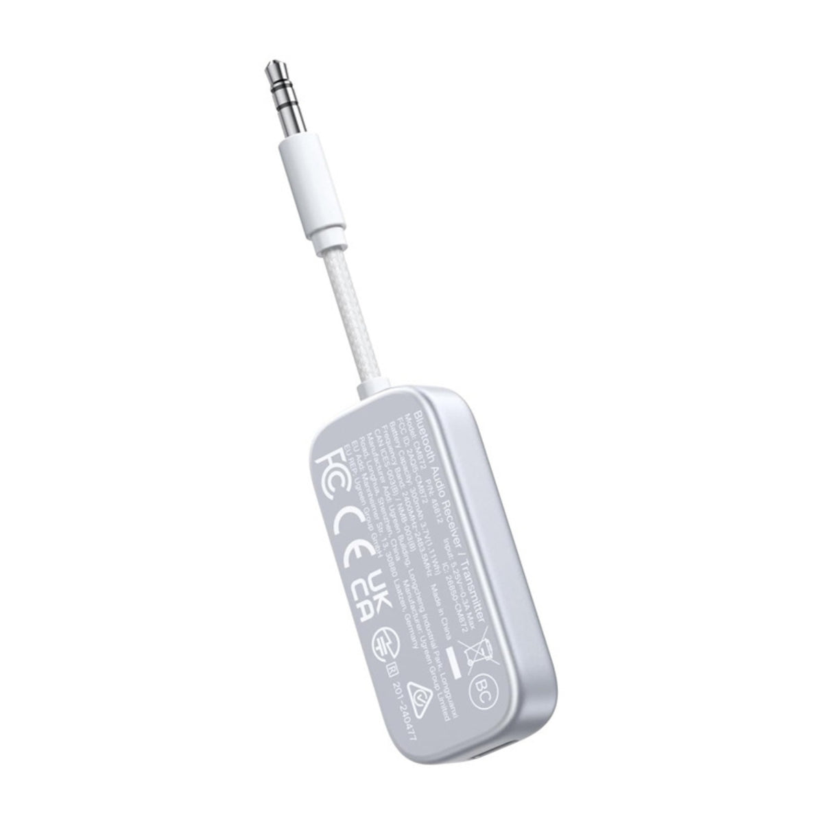 UGREEN 3.5mm Bluetooth 5.4 Audio Receiver/Transmitter - White