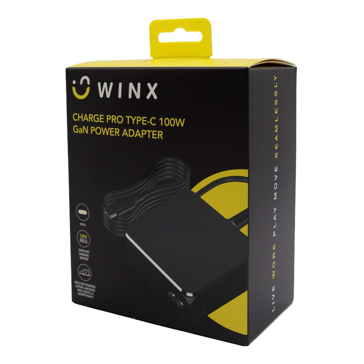 WINX CHARGE PRO TYPE-C 100W GaN POWER ADAPTER