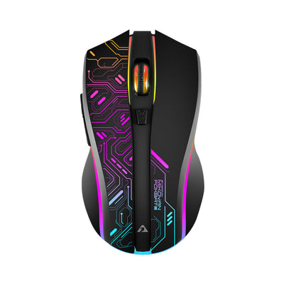 Armaggeddon Mikoyan Foxbat Iii Cyberpunk Wireless Gaming Mouse Black - additional view