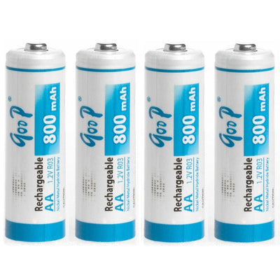 GOOP 800mAh Rechargeable AAx4 Battery