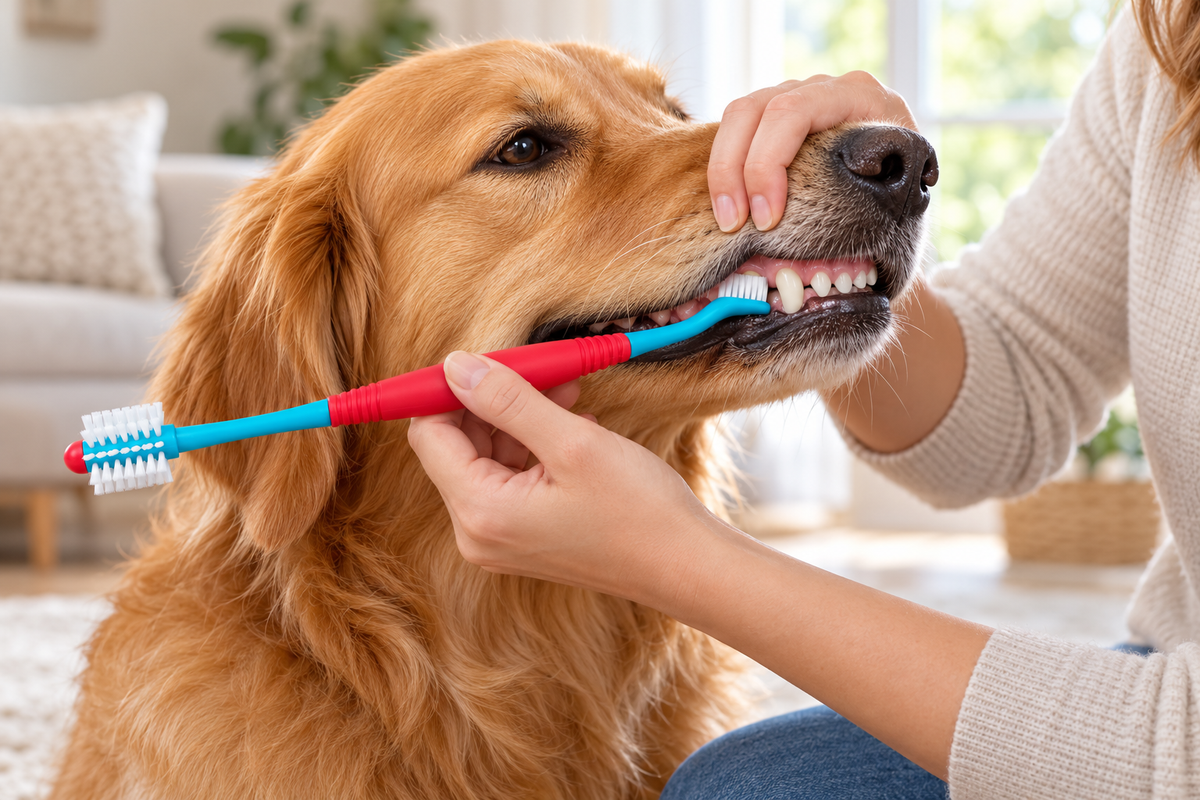 Double-Ended Pet Toothbrush