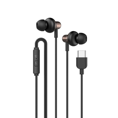 Sonicgear Hyperbass Buds 1 Type C Wired Earphones Gun Metal - additional view