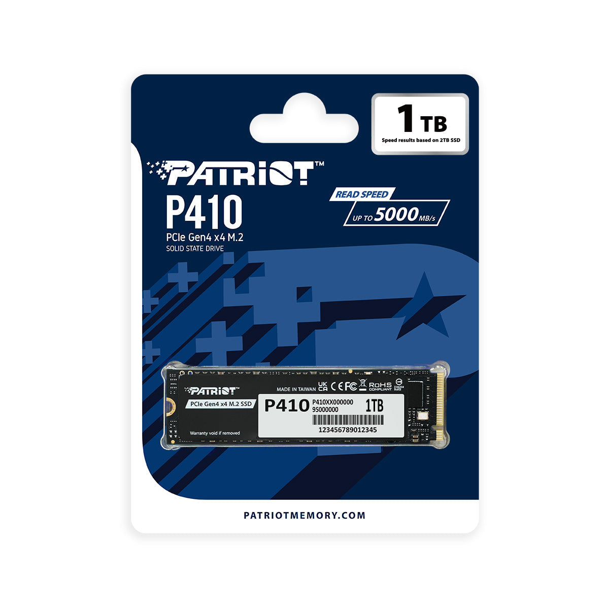 Patriot P410 PCIe GEN4 X4 M 2 2280 1TB SSD - additional view
