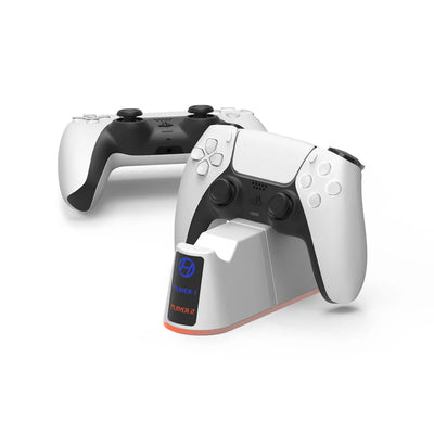 Hyperkin GigaBlast Dual Controller Super Charging Station for PS5 DualSense - White