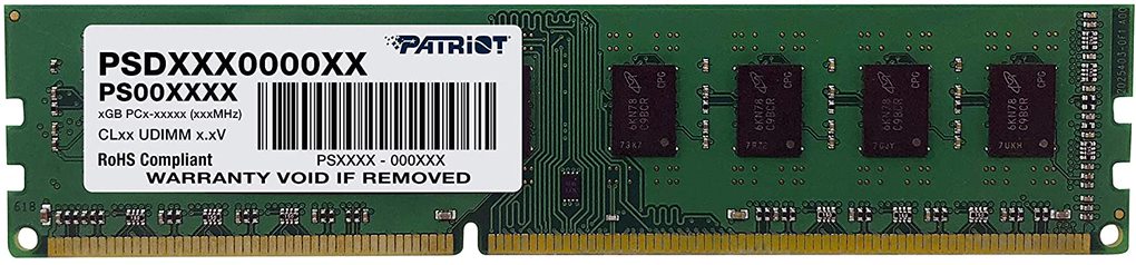 Patriot Signature Line DDR3 4GB 1600Mhz Desktop Memory