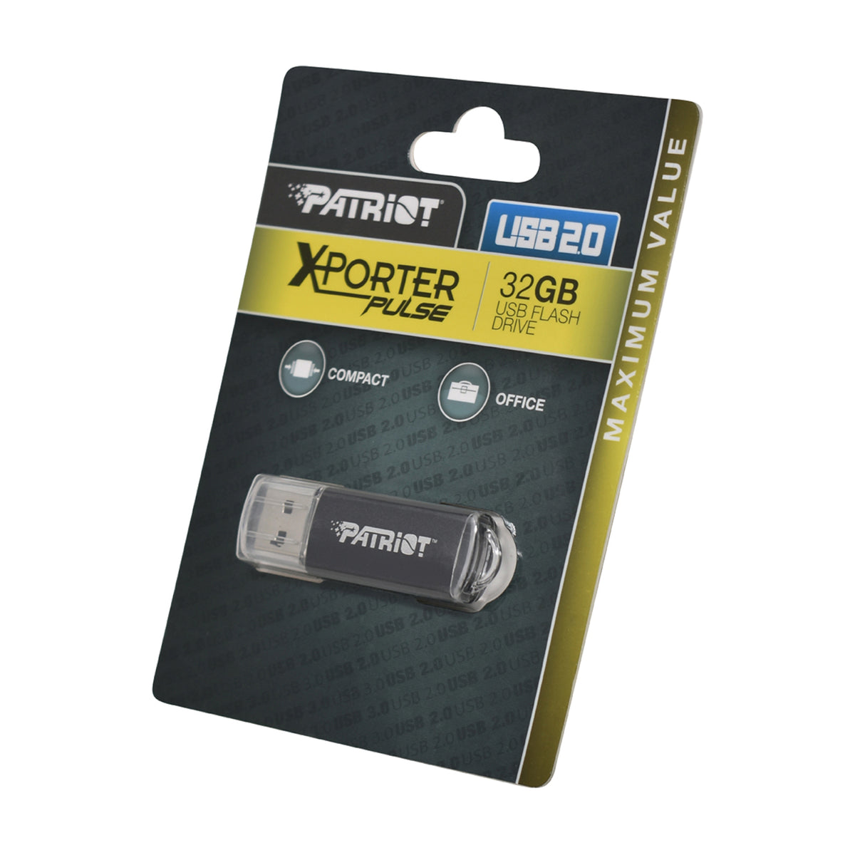 Patriot Xporter 32GB USB2.0 Flash Drive - Black