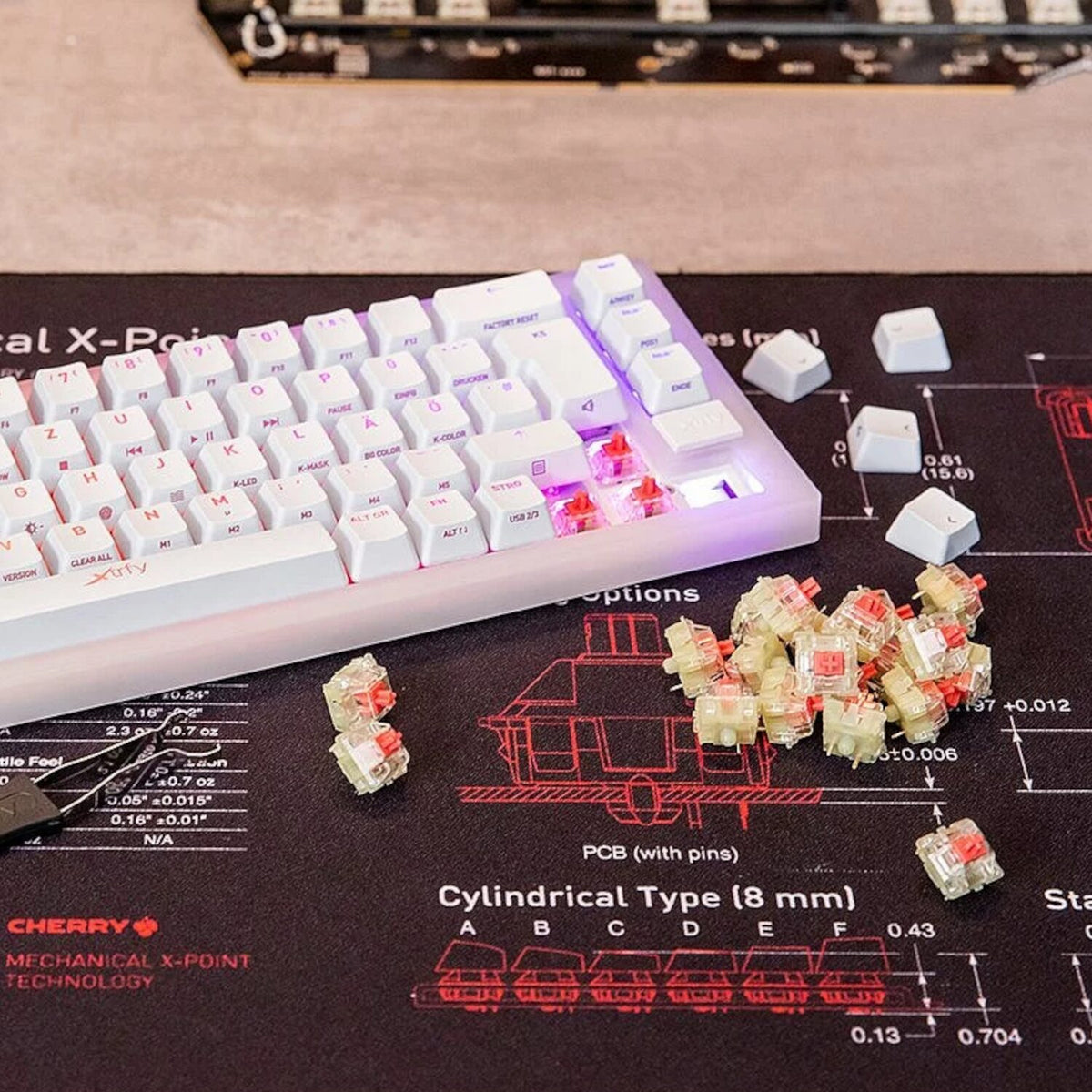 Keychron CHERRY MX2A Silent Red Switch Set