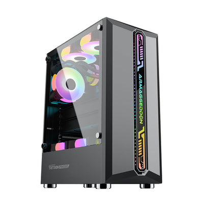 Armaggeddon Tritron Pro 300 ATX Gaming Case With 3X ARGB Fans Black - additional view