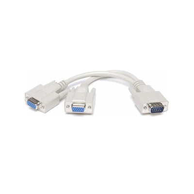 VGA Male - 2 VGA Female Cable