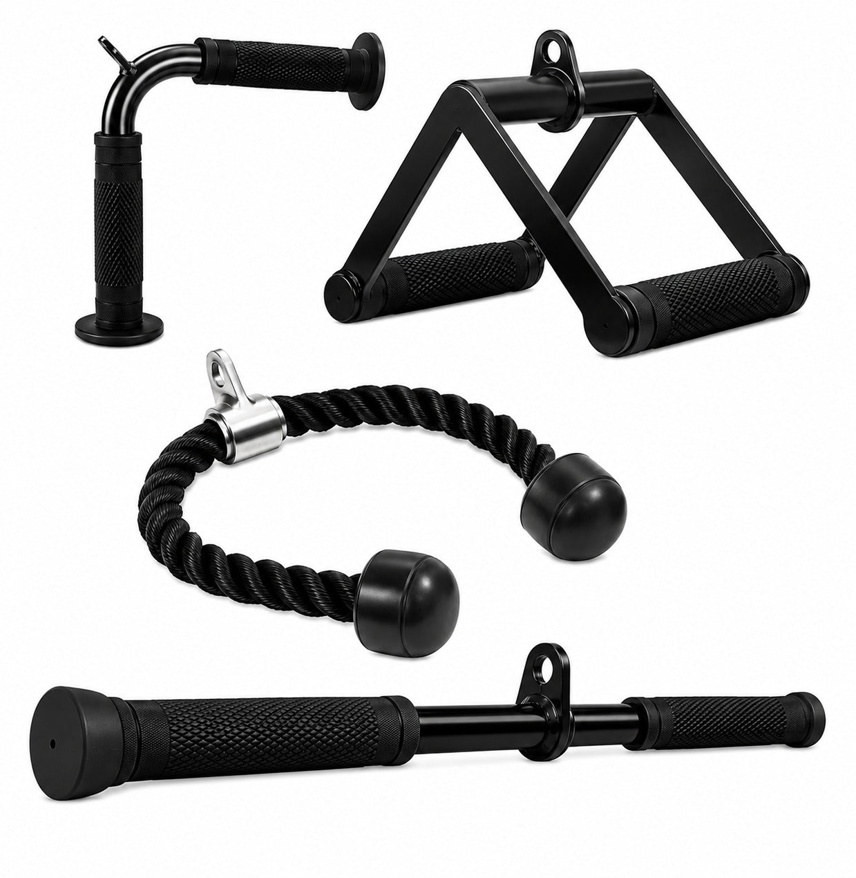 Multi-Grip Cable Machine Attachment Set