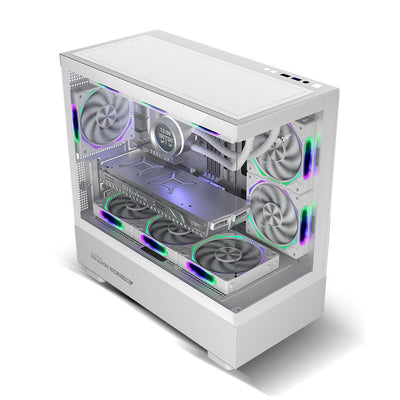 Armaggeddon Aquaron Duplex Pro Micro ATX Gaming Case White - additional view