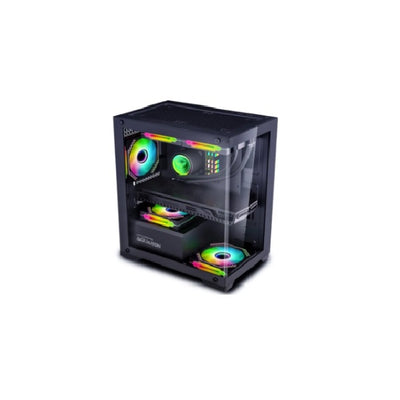 Armaggeddon Aquaron MicroATX Gaming Case - Black