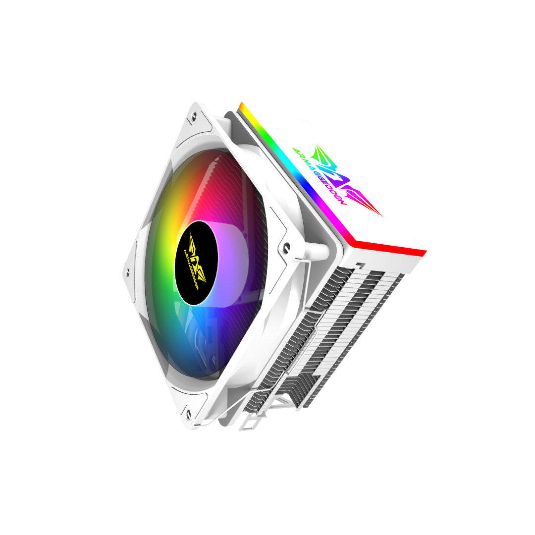 Armaggeddon Blizzard 2 ARGB CPU Cooler - White
