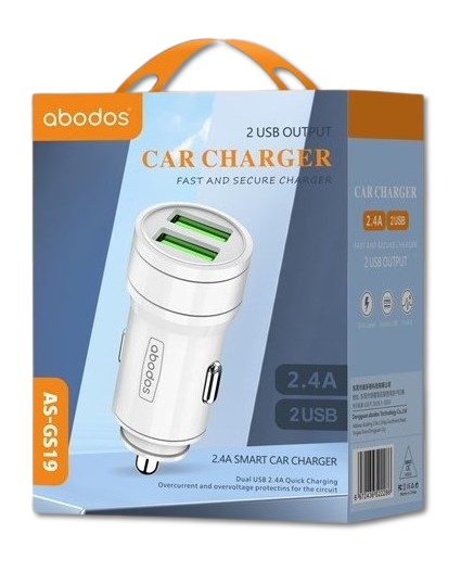 Abodos AS-GS19 2.4A 2USB Car Charger