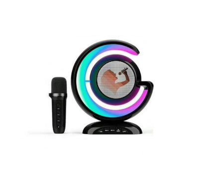 YS-110 Light Show Bluetooth Speaker W/Duo Mic