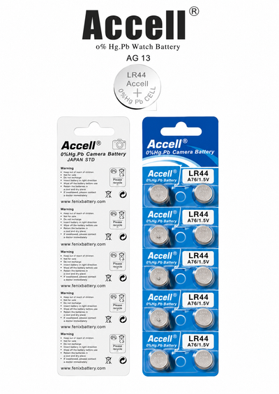 Accell AG13/LR44 Watch Battery
