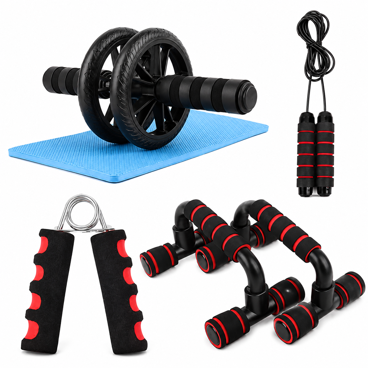 4-in-1 Home Gym Fitness & Exercise Set