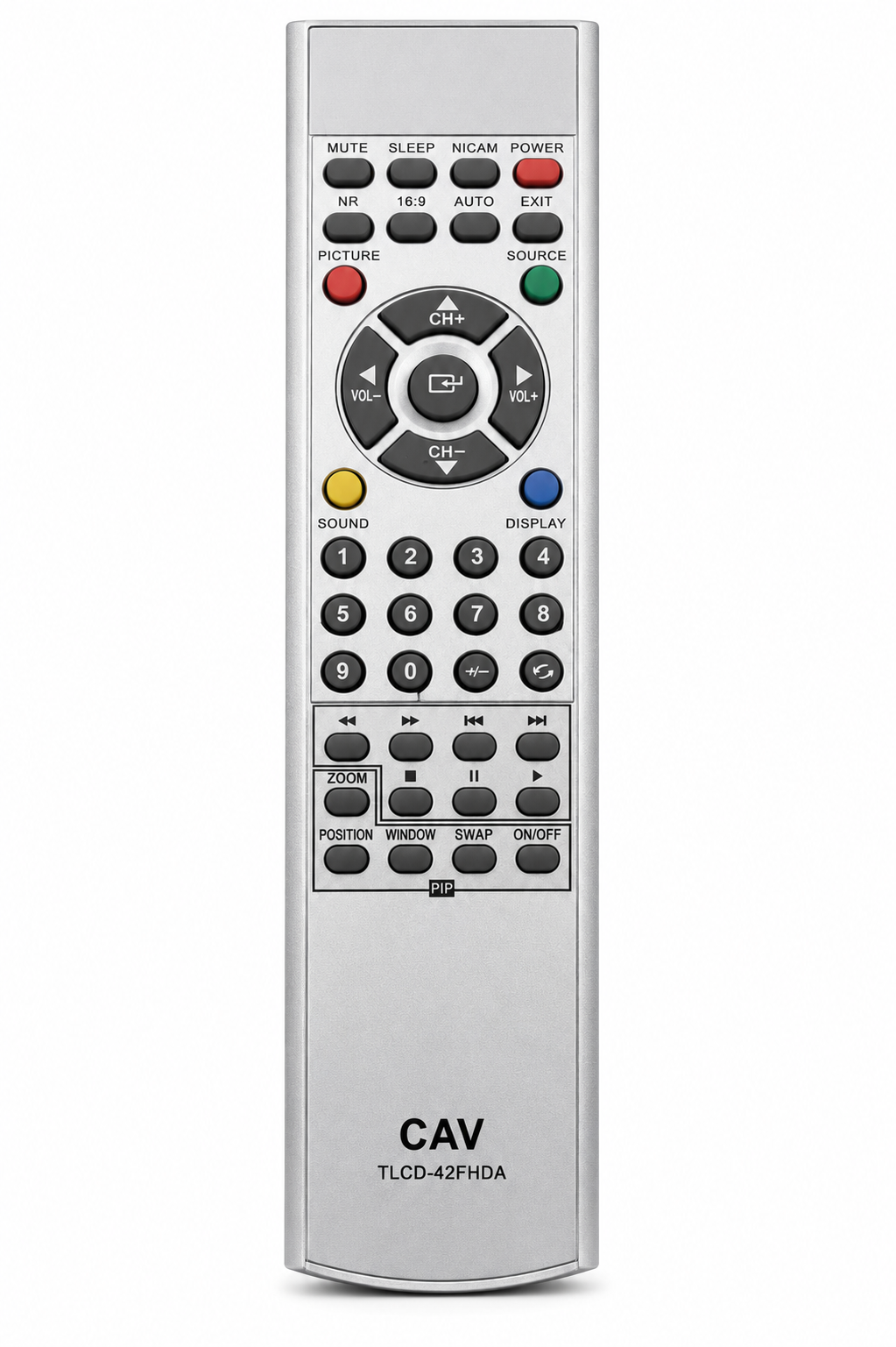 Telefunken TLCD-42FHDA TV Compatible Remote