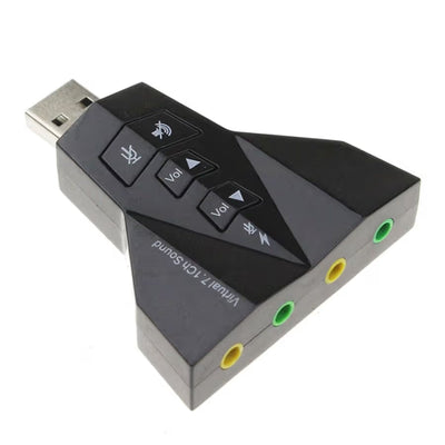 Double AUX & Mic USB Sound Card