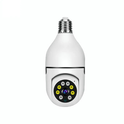 E27 WiFi IP security camera, white, front view