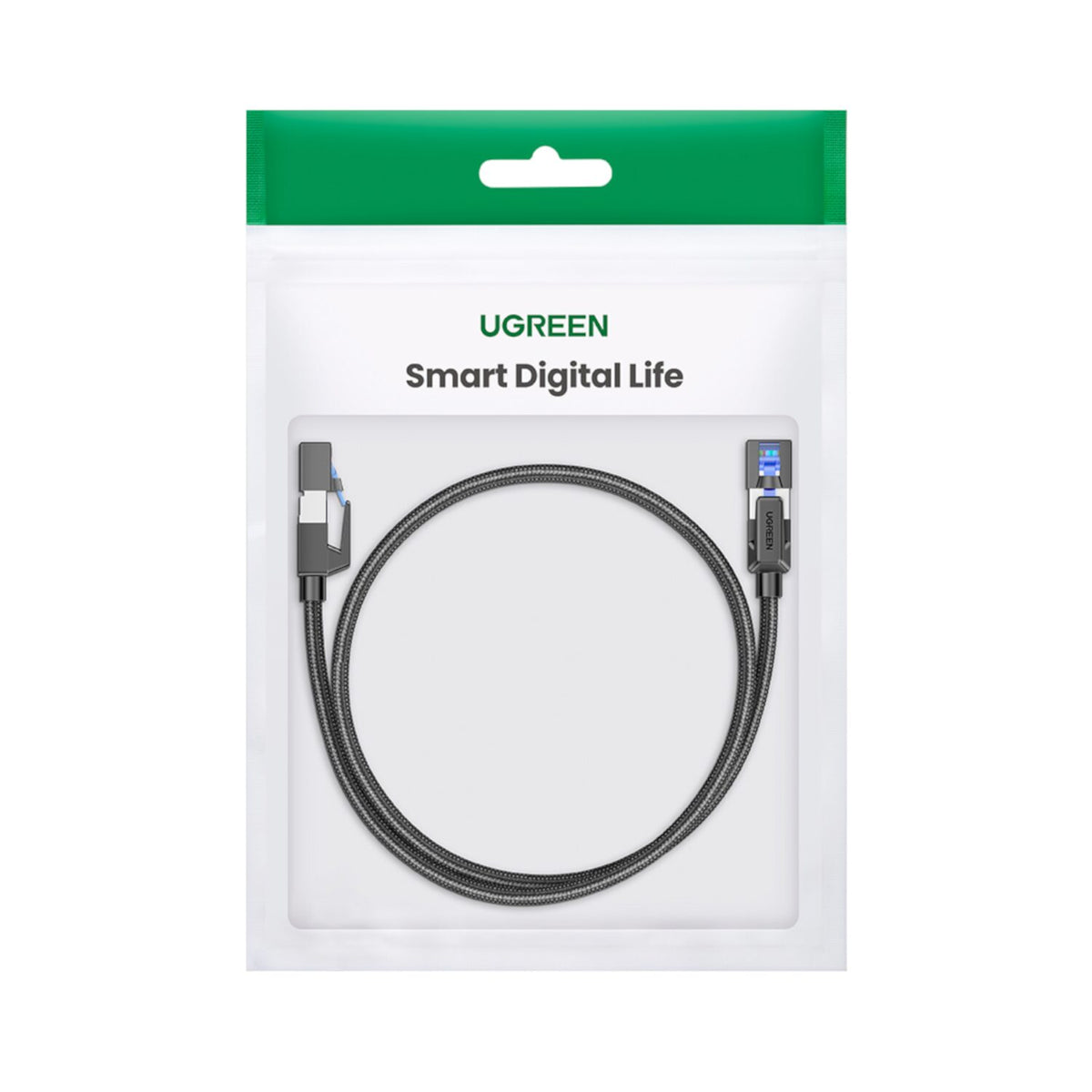 UGREEN Cat8 Nylon Braided Ethernet Cable - 40Gbps with Modular Plugs - 2m