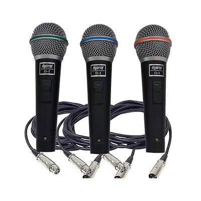 Hybrid MKII D-1 3Pack Wired Microphone
