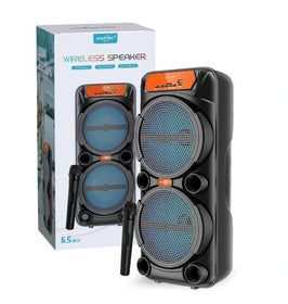 GTS-1880 Bluetooth 8" Speaker W/Wireless Microphone