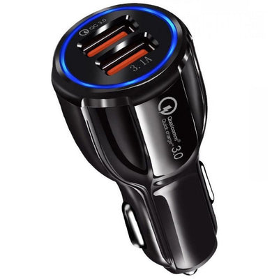 WUW-C100 QC3.0 2USB Car Charger