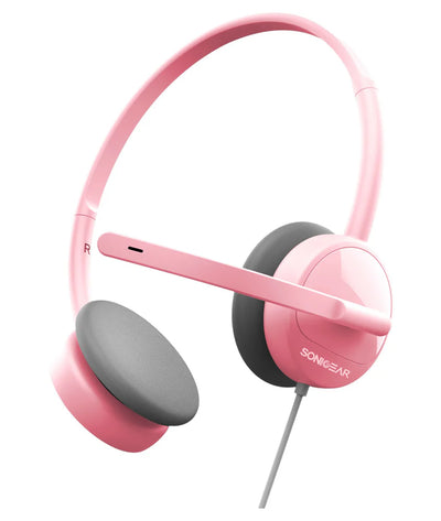 SonicGear Xenon 1U USB Headset with Mic - Pink