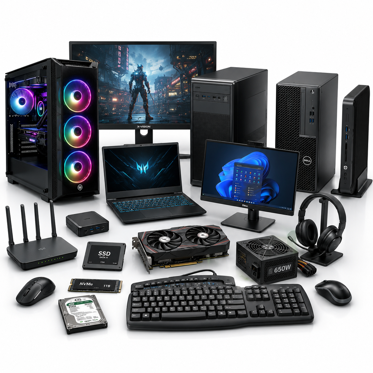 Desktop Computers South Africa | Gaming, Office & Workstations