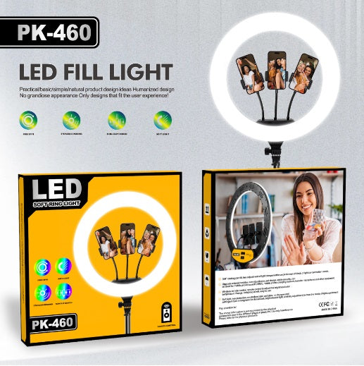 Plokama PK-460 46cm Triple Clip Ring Light