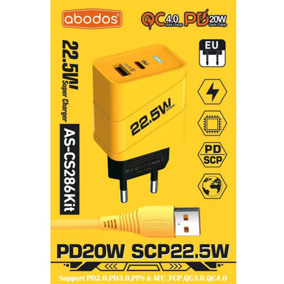 Abodos AS-CS286 QC4.0+PD 22.5W - iPhone