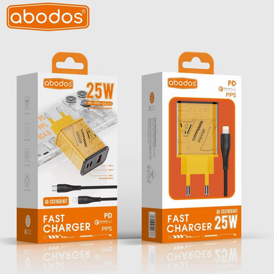 Abodos AS-CS316EU USB+PD*2 25W Charger - iPhone