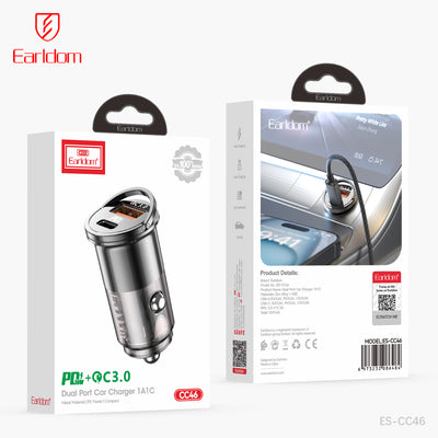 Earldom ES-CC46 PD+QC3.0 48W Car Charger