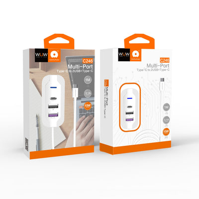 WUW-C246 Multi-Port 3.1A Cable Adapter