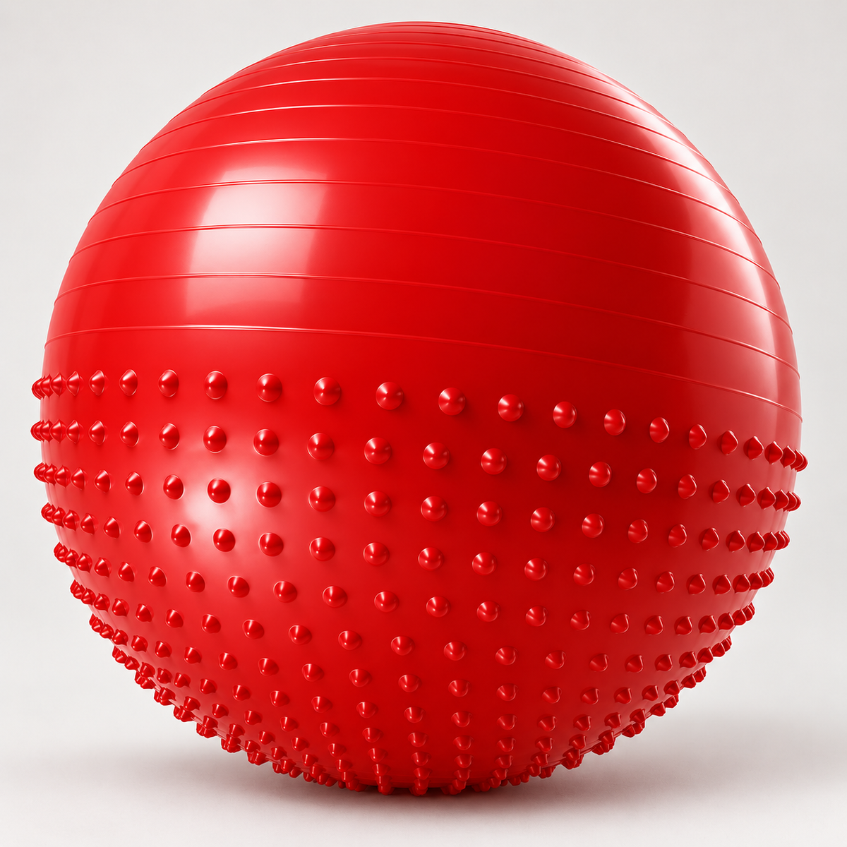 Spiky Massage & Exercise Ball - Red
