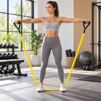 Pull Resistance Rope (5*10*1200mm) - Yellow