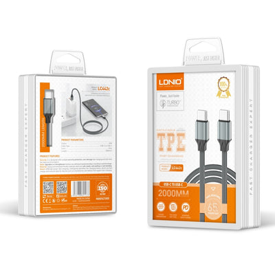 LDNIO LC442C 65W 2M Type-C-Type-C Cable