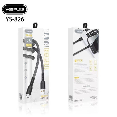 YESPLUSYS-826 120W Type-C Cable