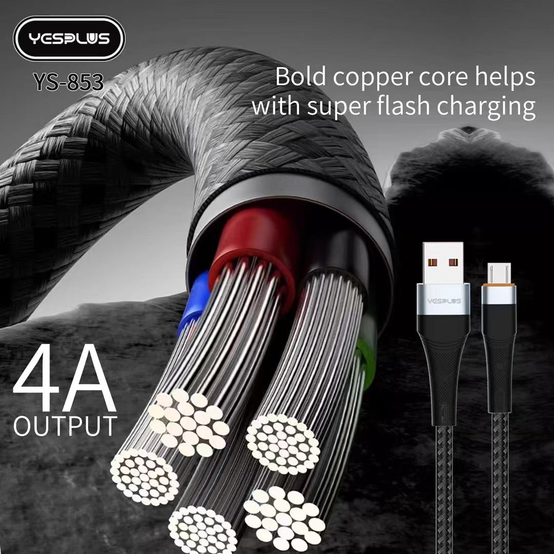 YESPLUS YS-853 4A Micro Cable
