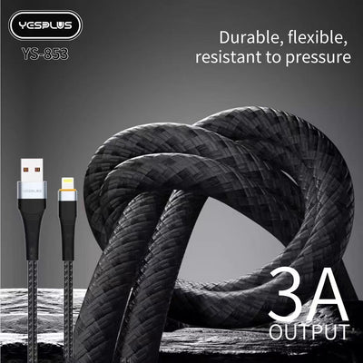 YESPLUS YS-853 3A iPhone Cable