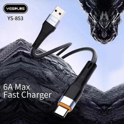 YESPLUS YS-853 6A Type-C Cable